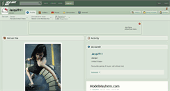 Desktop Screenshot of jacqui911.deviantart.com