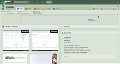 Desktop Screenshot of custmax.deviantart.com