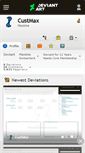Mobile Screenshot of custmax.deviantart.com