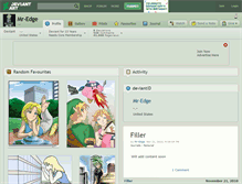 Tablet Screenshot of mr-edge.deviantart.com