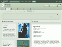 Tablet Screenshot of elvesrock.deviantart.com