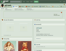 Tablet Screenshot of anti-poet.deviantart.com