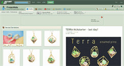 Desktop Screenshot of frozennote.deviantart.com