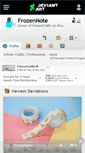 Mobile Screenshot of frozennote.deviantart.com