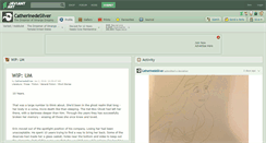 Desktop Screenshot of catherinedesilver.deviantart.com