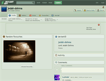 Tablet Screenshot of jedah-dohma.deviantart.com