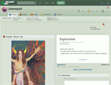 Tablet Screenshot of lebensquell.deviantart.com