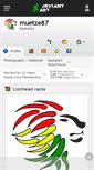 Mobile Screenshot of muetze87.deviantart.com