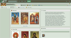 Desktop Screenshot of byzantineart.deviantart.com