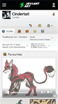 Mobile Screenshot of cindertail.deviantart.com