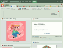 Tablet Screenshot of fajar2.deviantart.com