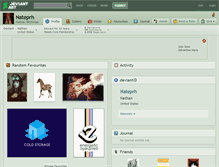 Tablet Screenshot of nateprh.deviantart.com