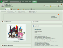 Tablet Screenshot of bubbleboy1.deviantart.com