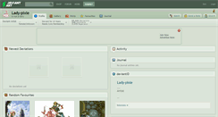 Desktop Screenshot of lady-pixie.deviantart.com