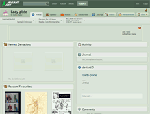 Tablet Screenshot of lady-pixie.deviantart.com