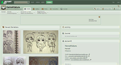 Desktop Screenshot of hannahsakura.deviantart.com