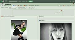 Desktop Screenshot of caspianrose.deviantart.com