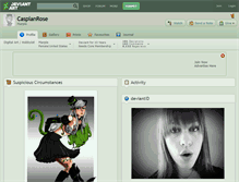 Tablet Screenshot of caspianrose.deviantart.com