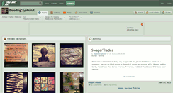 Desktop Screenshot of bleedingcrypticart.deviantart.com