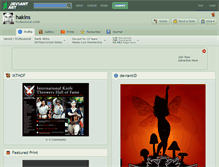 Tablet Screenshot of hakins.deviantart.com