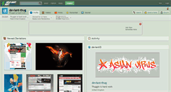 Desktop Screenshot of deviant-thug.deviantart.com