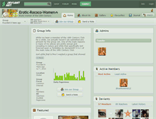 Tablet Screenshot of erotic-rococo-women.deviantart.com