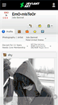 Mobile Screenshot of emo-misteor.deviantart.com