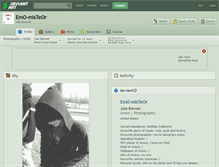 Tablet Screenshot of emo-misteor.deviantart.com