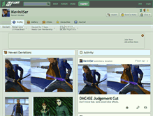 Tablet Screenshot of ikevinxser.deviantart.com