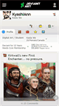 Mobile Screenshot of kyashiann.deviantart.com