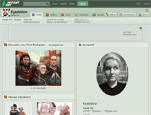 Tablet Screenshot of kyashiann.deviantart.com