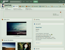 Tablet Screenshot of kamiiyuki.deviantart.com
