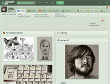 Tablet Screenshot of jrsly.deviantart.com