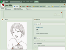 Tablet Screenshot of lizka1004.deviantart.com