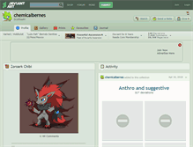 Tablet Screenshot of chemicalbernes.deviantart.com