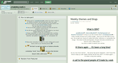 Desktop Screenshot of createbyweek.deviantart.com