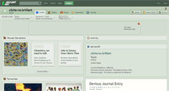 Desktop Screenshot of cliche-no-brilliant.deviantart.com