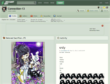 Tablet Screenshot of connection-13.deviantart.com