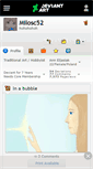 Mobile Screenshot of milosc52.deviantart.com