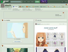 Tablet Screenshot of milosc52.deviantart.com