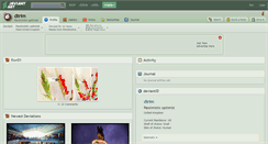 Desktop Screenshot of dtrim.deviantart.com