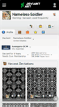 Mobile Screenshot of nameless-soldier.deviantart.com