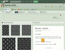 Tablet Screenshot of nameless-soldier.deviantart.com