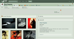 Desktop Screenshot of pixie-traquina.deviantart.com