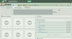 Desktop Screenshot of ladymagenta.deviantart.com