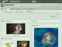 Tablet Screenshot of parietaleclipse.deviantart.com
