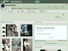 Tablet Screenshot of framesofreality.deviantart.com