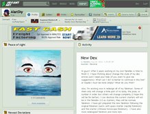 Tablet Screenshot of alansky.deviantart.com