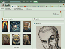 Tablet Screenshot of goce88.deviantart.com