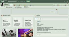Desktop Screenshot of enicole.deviantart.com